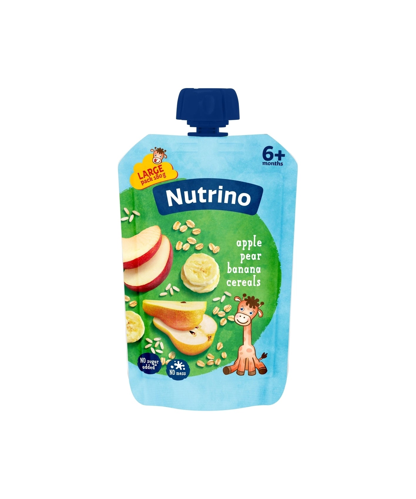 Nutrino Lab Baby  Jabolko, Breskev in Banana z Žiti 180 g