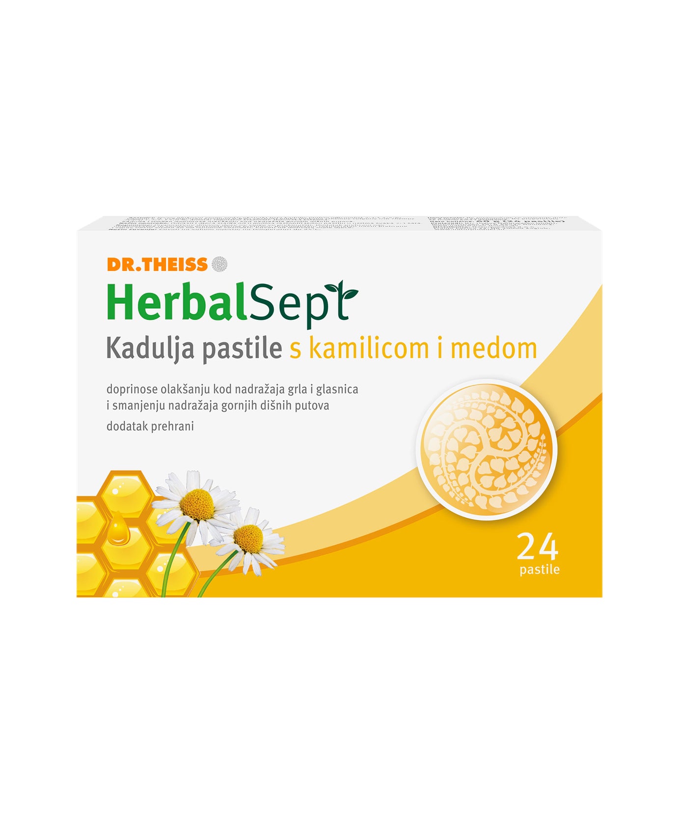 Dr. Theiss  HerbalSept Pastile Kamilica Med 24 pastil