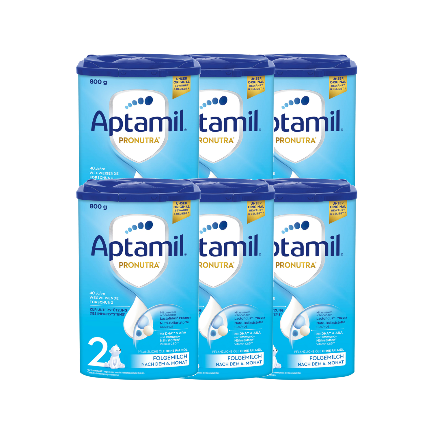 PAKET Aptamil 2 800 g 5+1 GRATIS