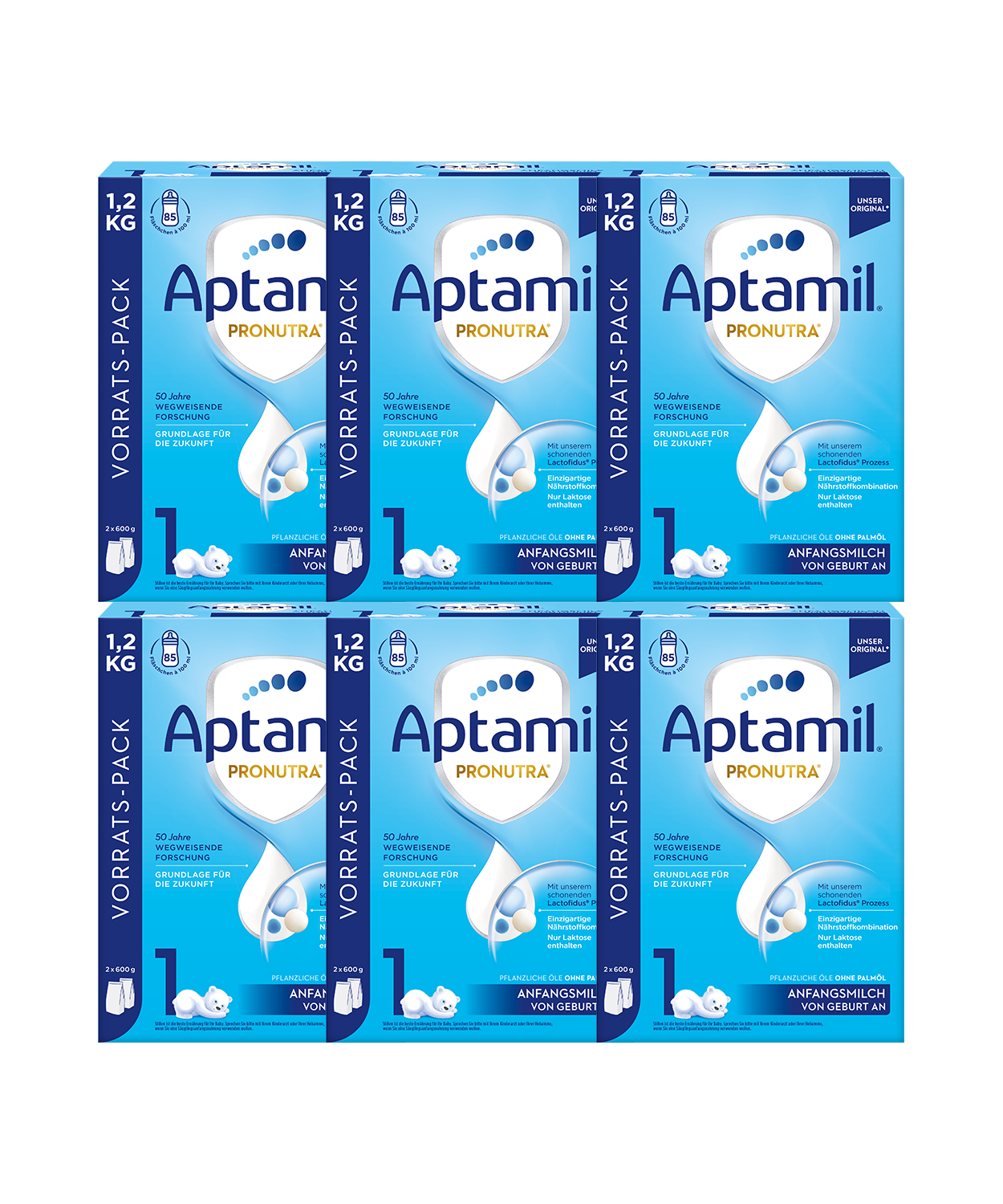 PAKET Aptamil 1 1200 g 6 kos