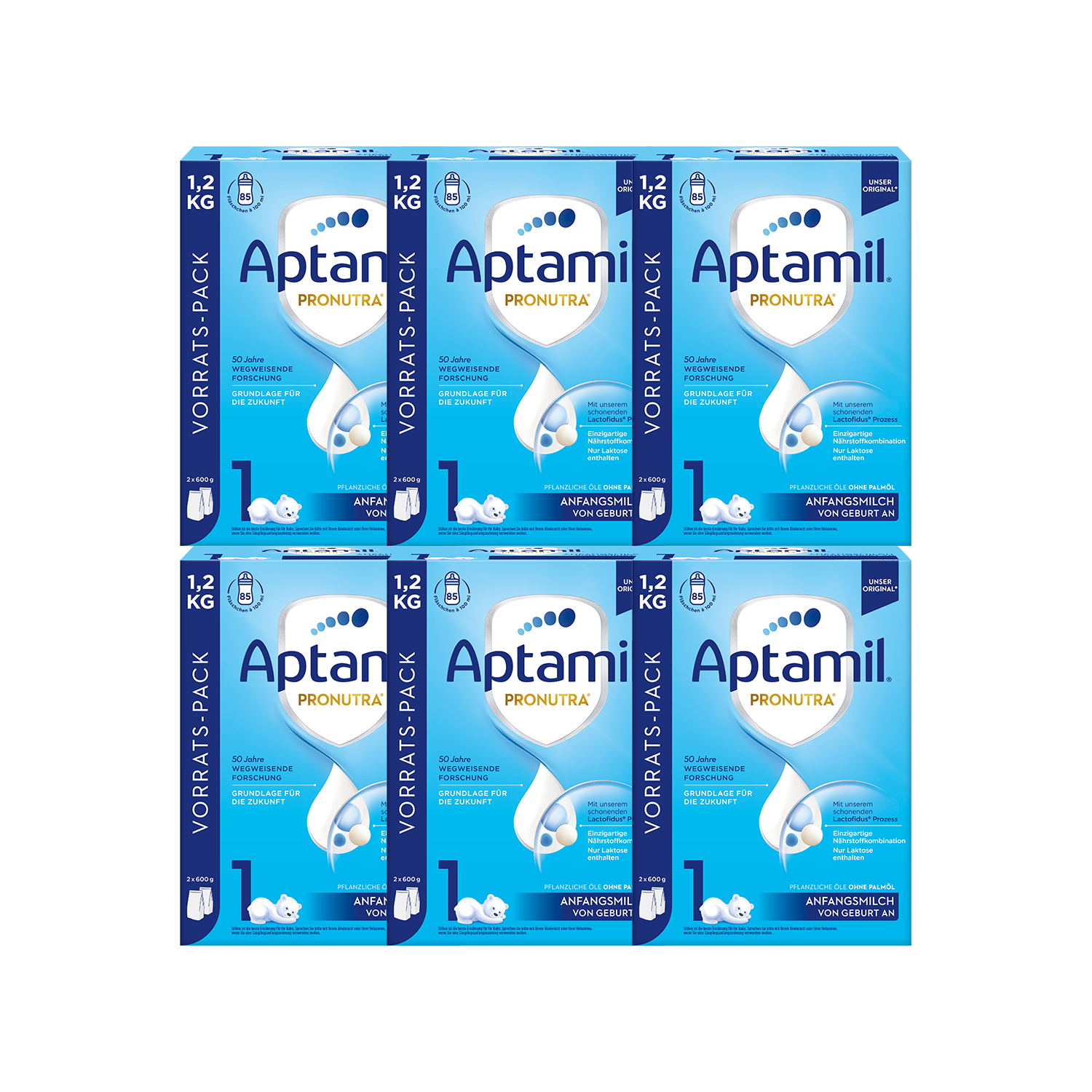 PAKET Aptamil 1 1200 g 6 kos