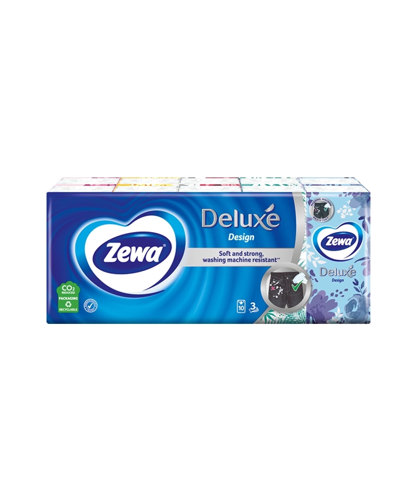 Zewa  Deluxe Papirnati Robčki 10 zavojev robčkov