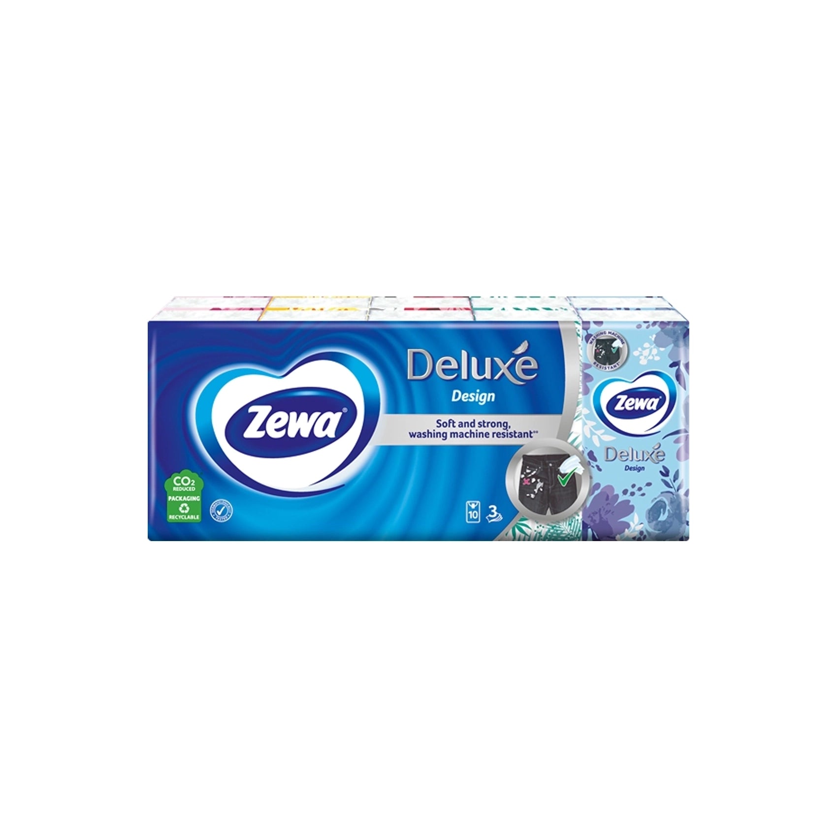 Zewa  Deluxe Papirnati Robčki 10 zavojev robčkov