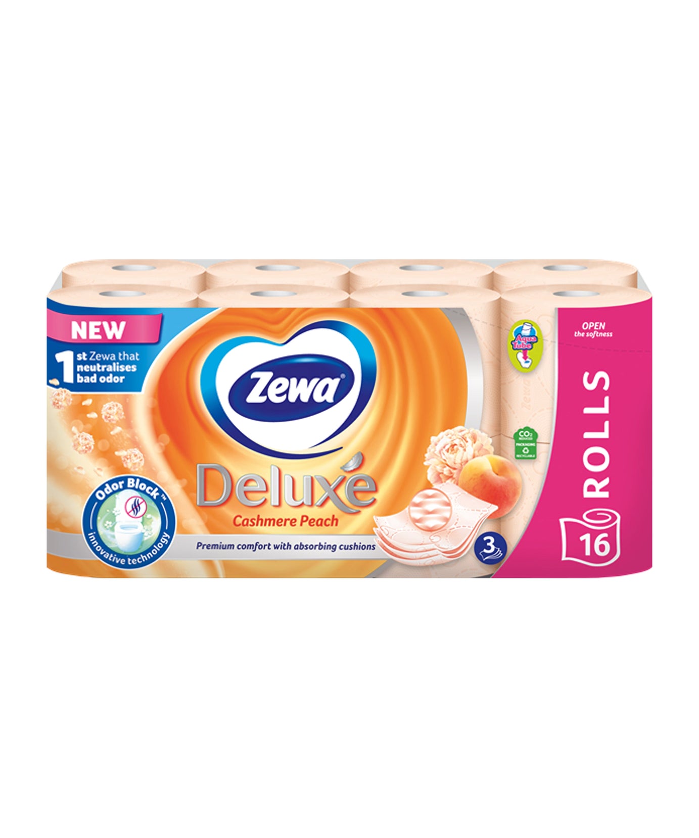 Zewa  Deluxe Toaletni Papir vonj Breskve / 16 rolic