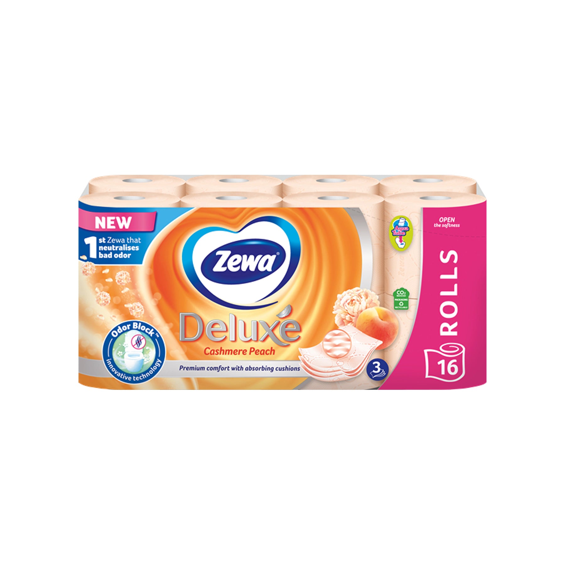 Zewa  Deluxe Toaletni Papir vonj Breskve / 16 rolic