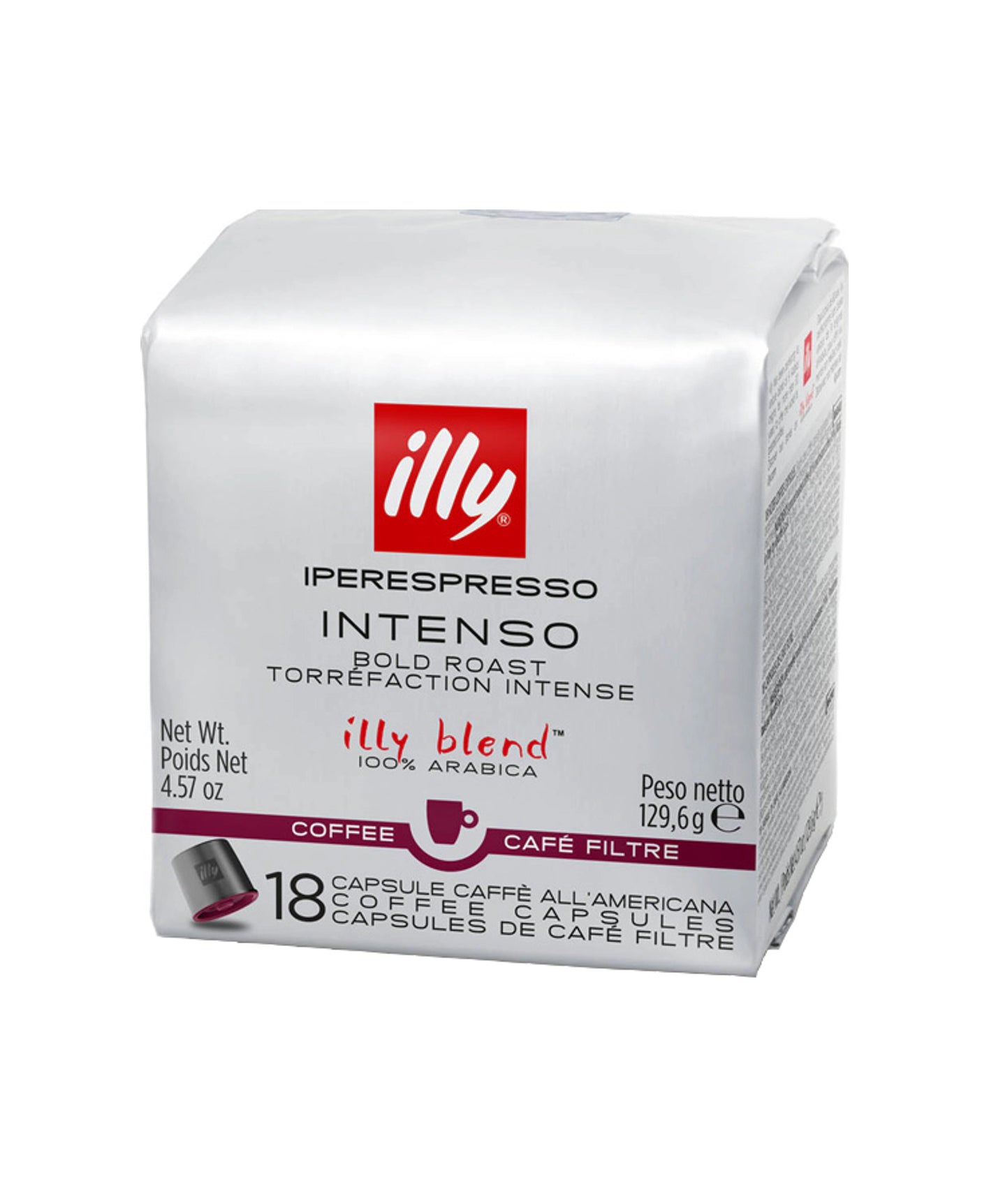 Illy Kava v kapsulah IE CUBE Americana Intenso