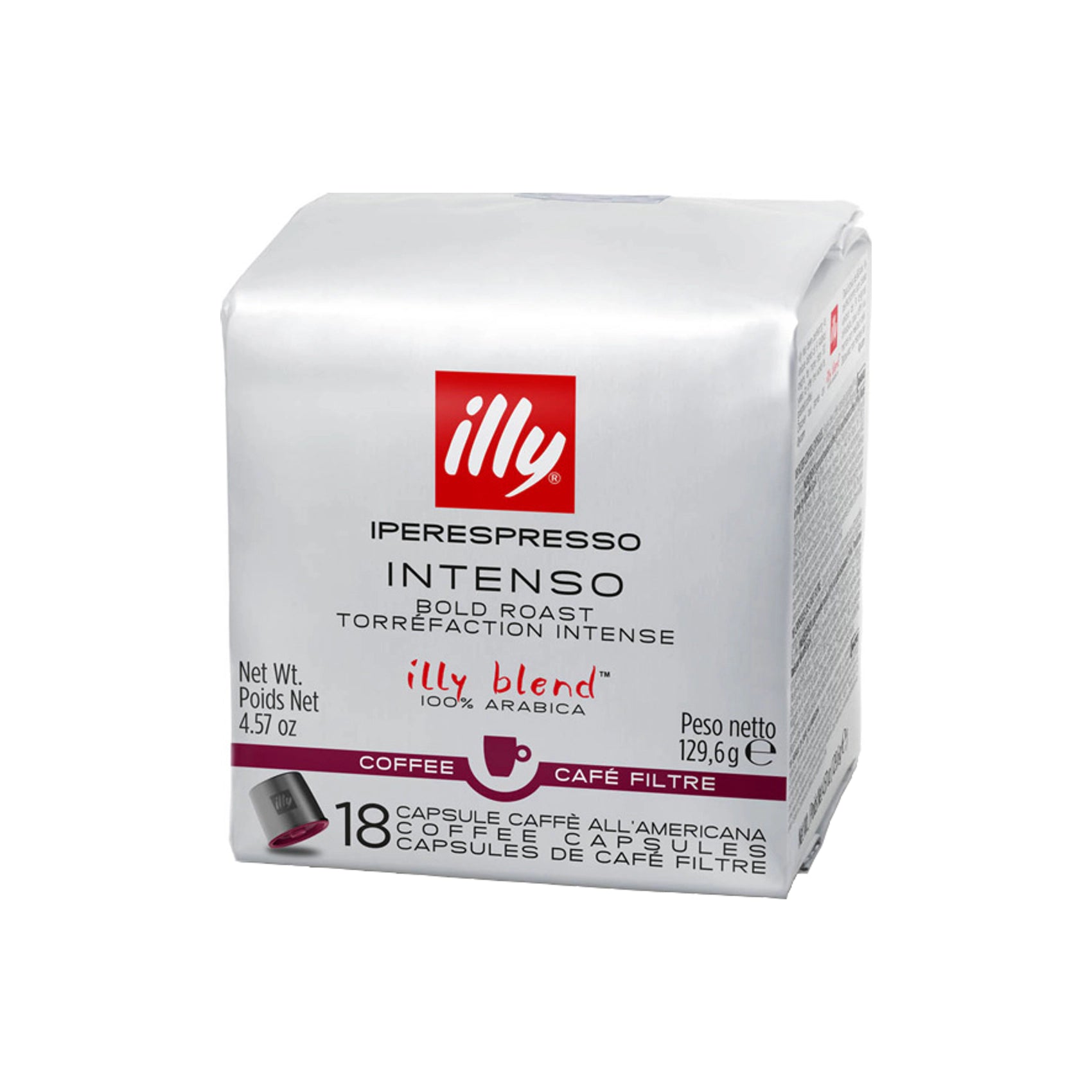 Illy Kava v kapsulah IE CUBE Americana Intenso