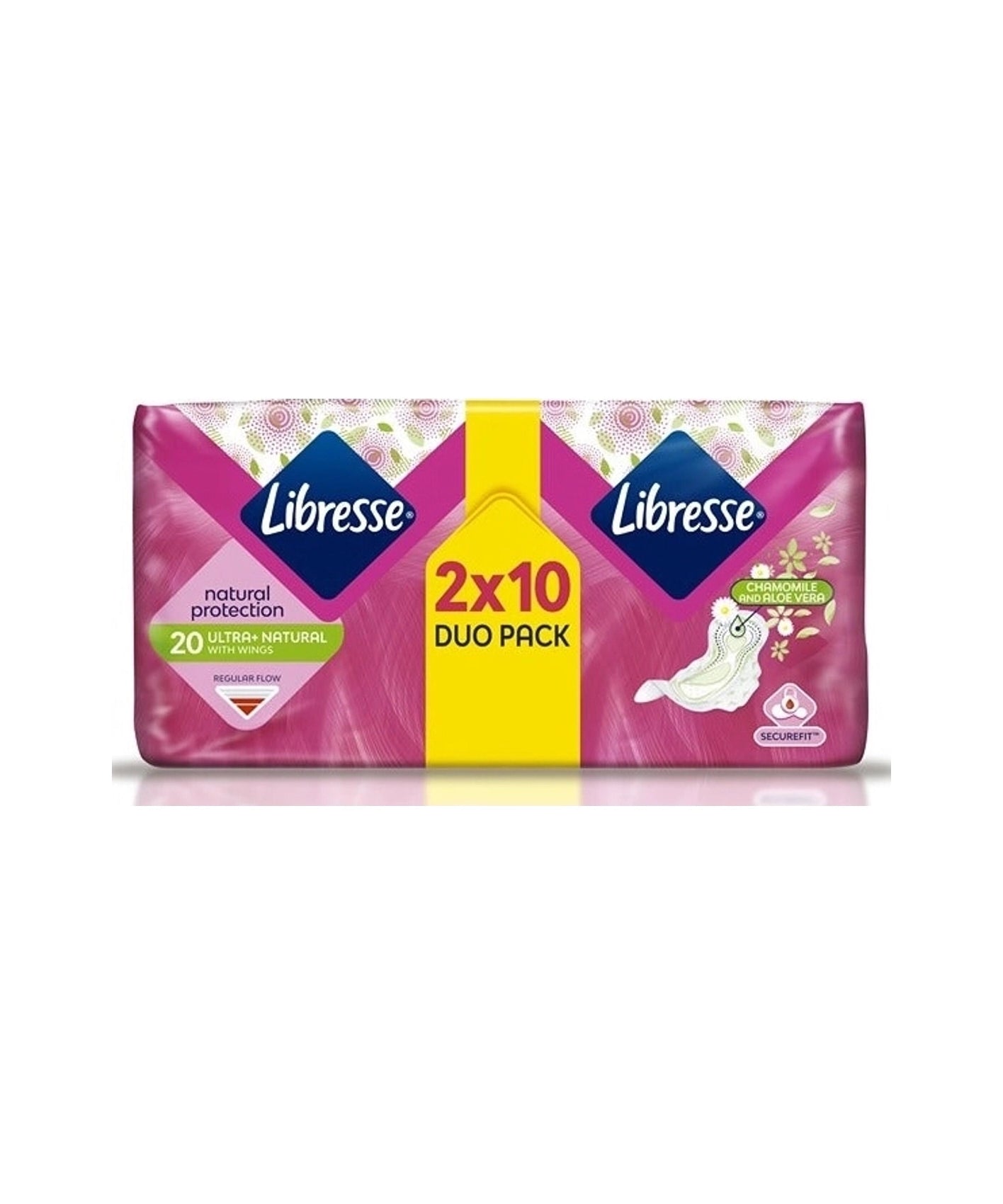 Libresse Dnevni vložki za Perilo s Krilci, Dodano Aloe vero in Kamilico 2x10 vložkov