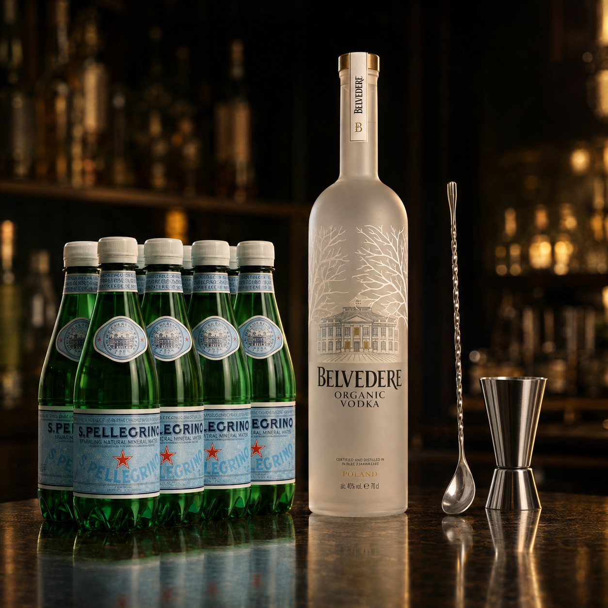 Belvedere Skinny B***h + DARILO: Barska Žlica + Merica