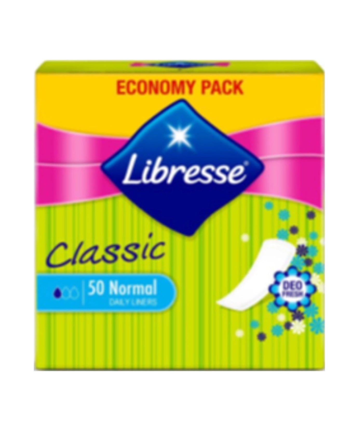 Libresse Libresse Classic Ščitniki Perila z Dodanim Parfumom za Prijetne vonjave / 50 ščitnikov