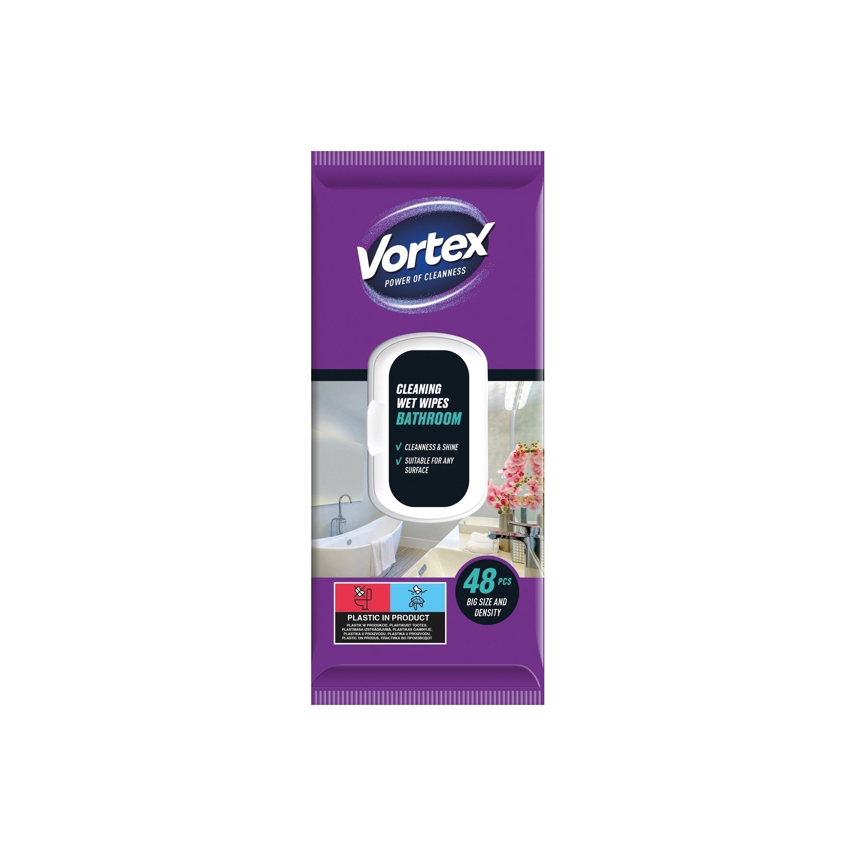 Vortex Vlažni robčki za kopalnice 48/1