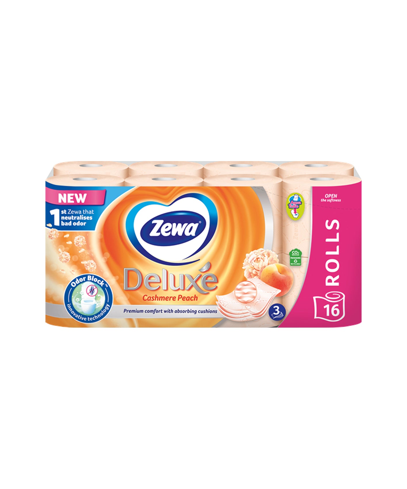 Zewa  Deluxe Toaletni Papir vonj Breskve 16 rolic