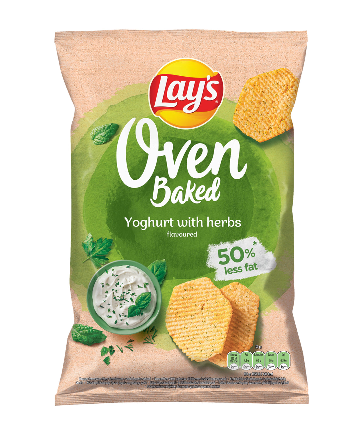 Lay's  Čips Oven z Okusom Jogurta / 110 g