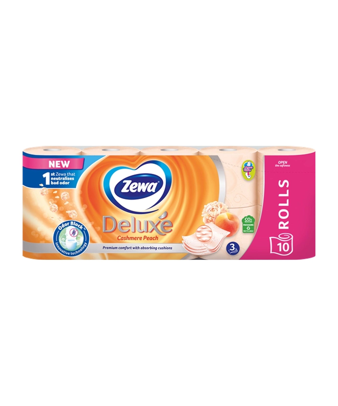 Zewa  Deluxe Toaletni Papir vonj Breskve / 10 rolic