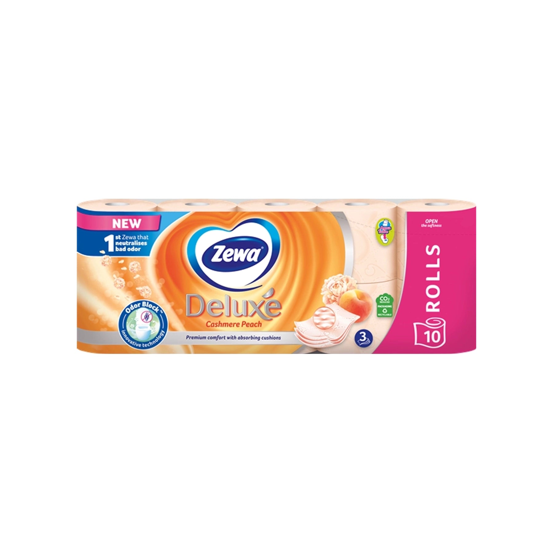 Zewa  Deluxe Toaletni Papir vonj Breskve / 10 rolic