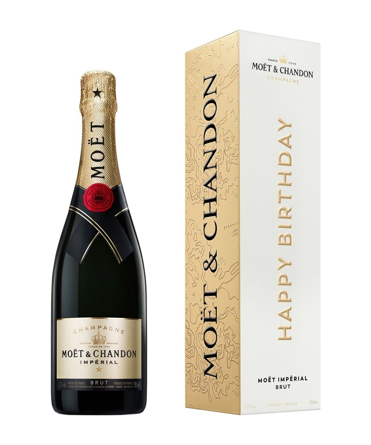 Moët & Chandon Happy Birthday Gift Box / 0,75 L / V škatli