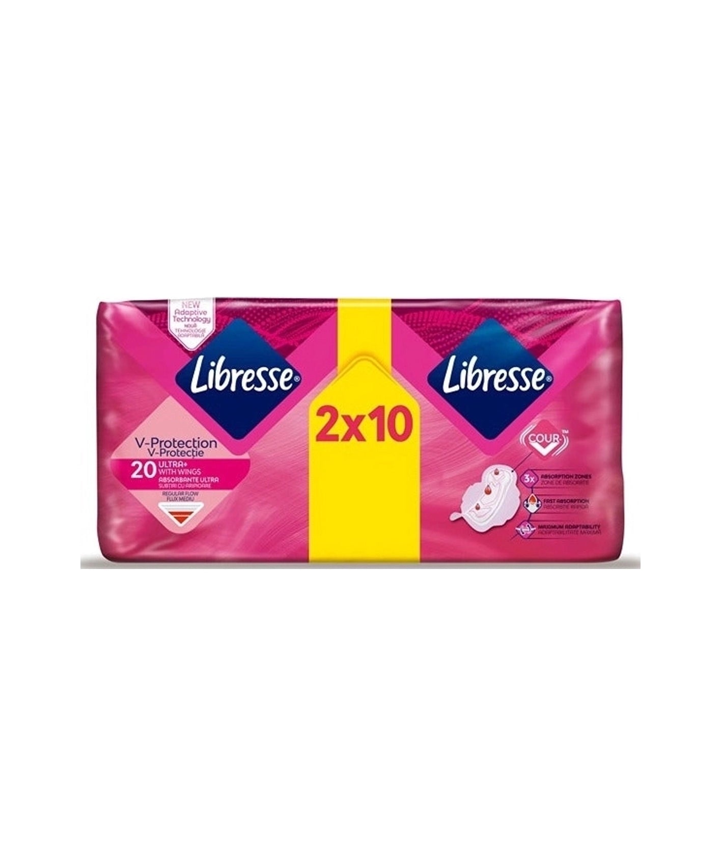 Libresse Ultra Freshness & Protection Dnevni vložki za Perilo s Krilci 20 vložkov