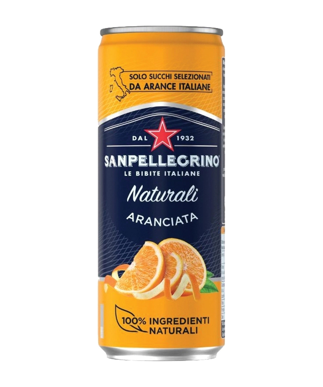San Pellegrino Naturali Pomaranča pločevinka / 0,33 L