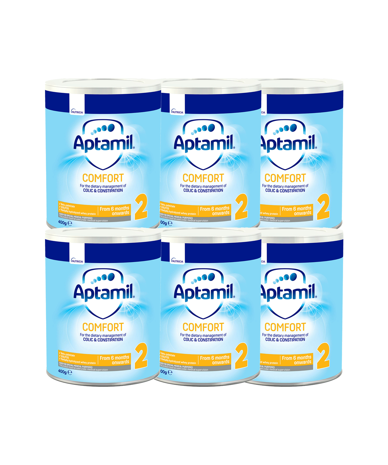 PAKET Aptamil Comfort 2 400g 5+1 GRATIS