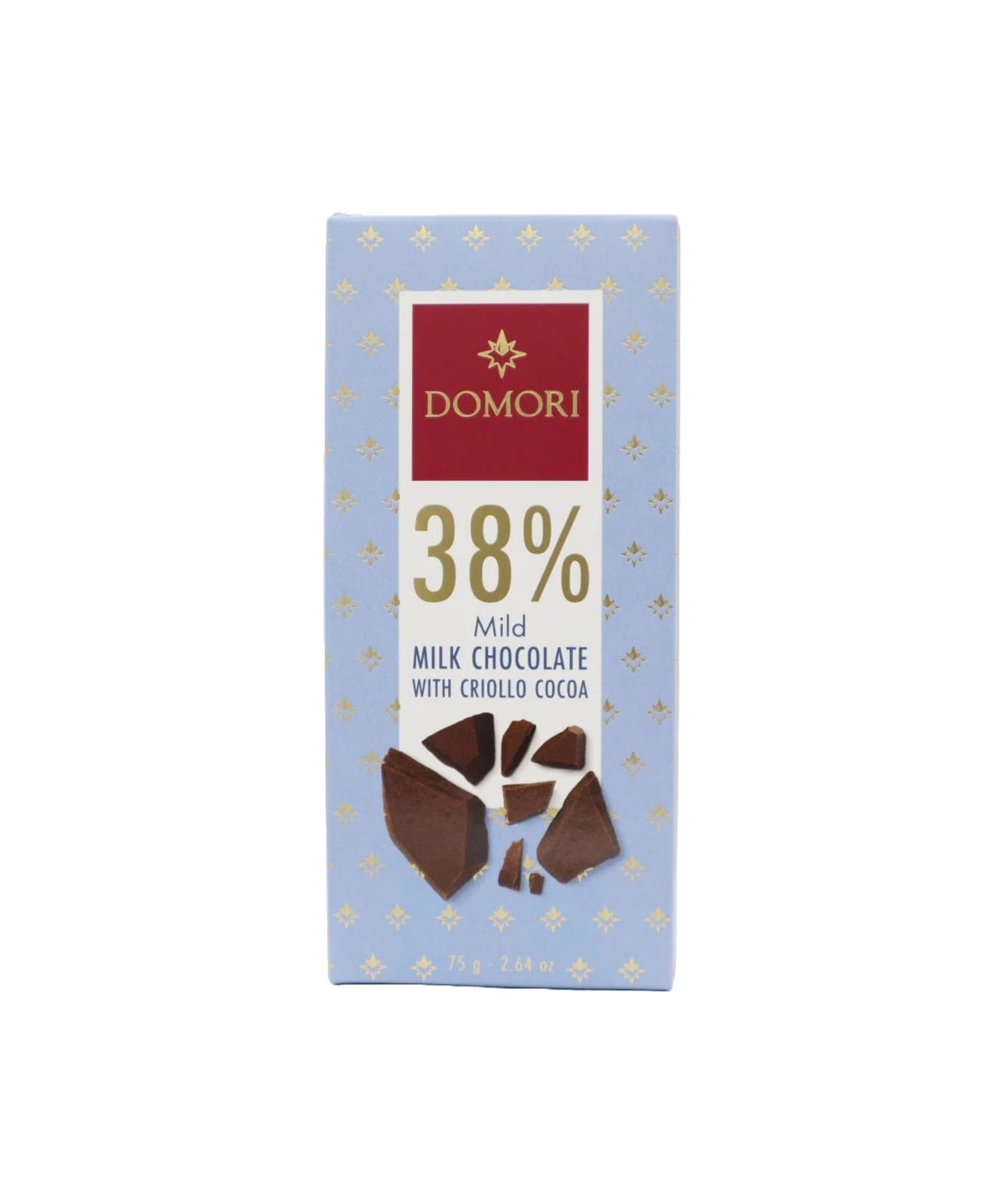 Domori Mlečna čokolada 38% 75 g