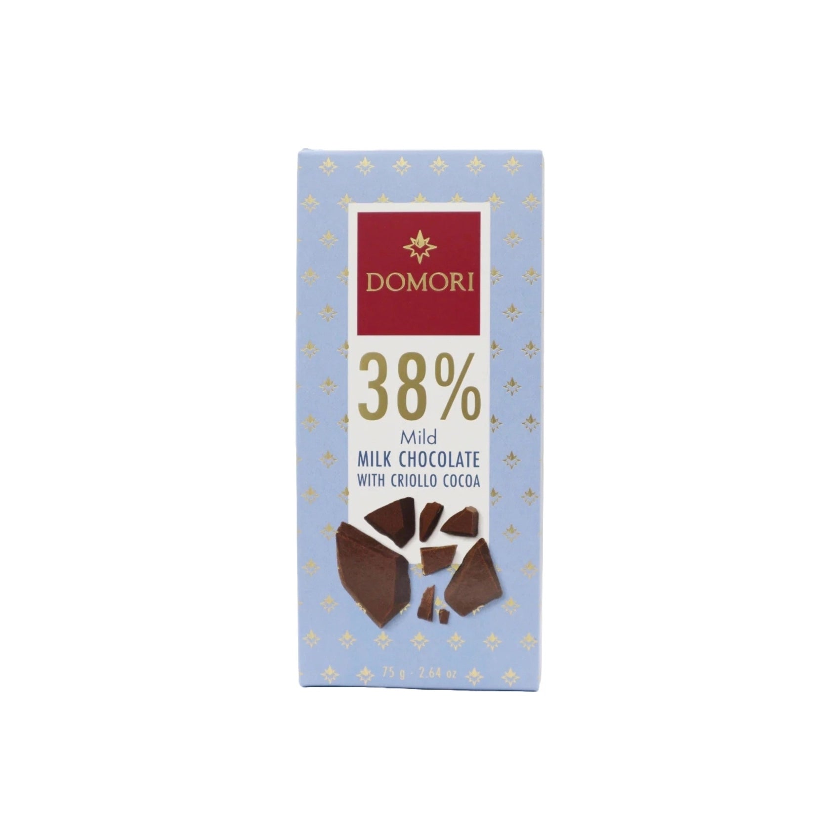 Domori Mlečna čokolada 38% 75 g