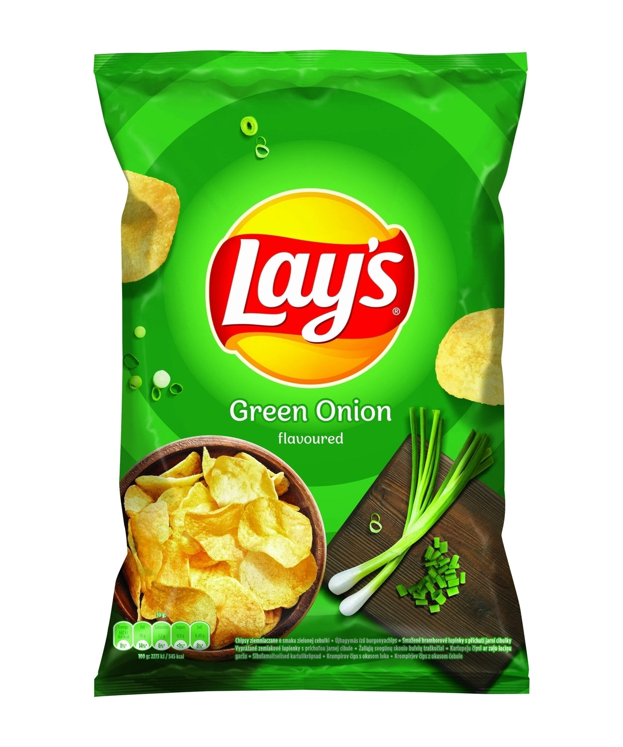 Lay's  Čips z Okusom Zelene Čebule/Mlade Čebule / 130 g