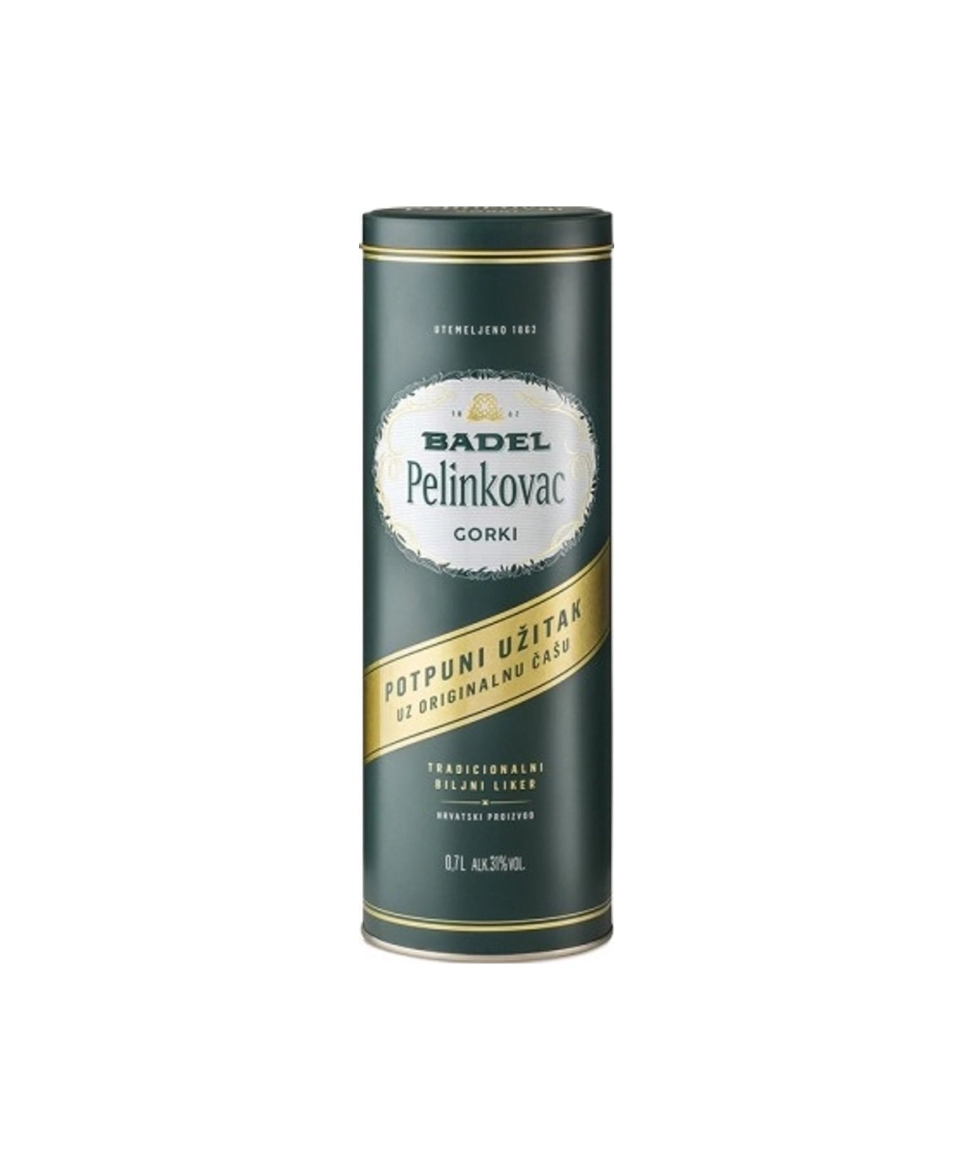 Badel Pelinkovac Grenki 0,7 L Darilno pakiranje + kozarec