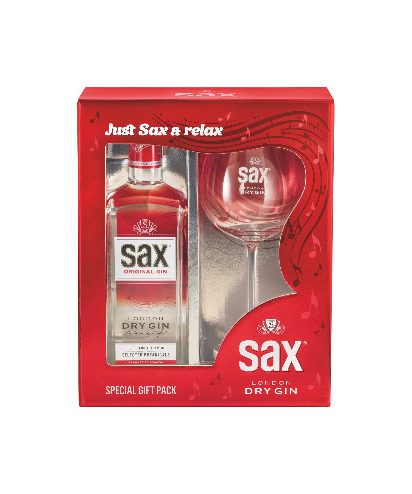 Sax Original Gin 0,7 L + kozarec