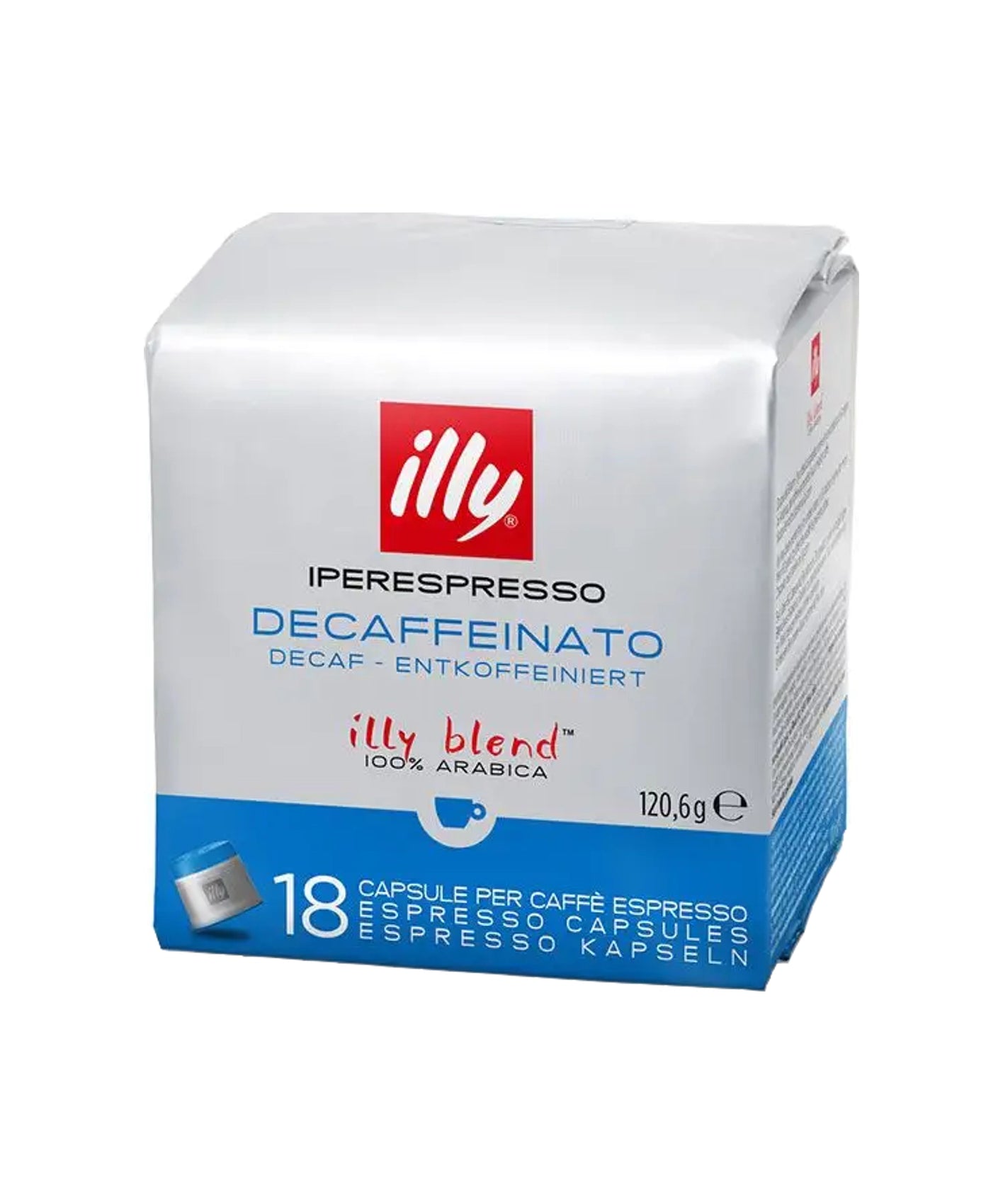 Illy Kava v kapsulah IE CUBE Decaf Decaffeinato