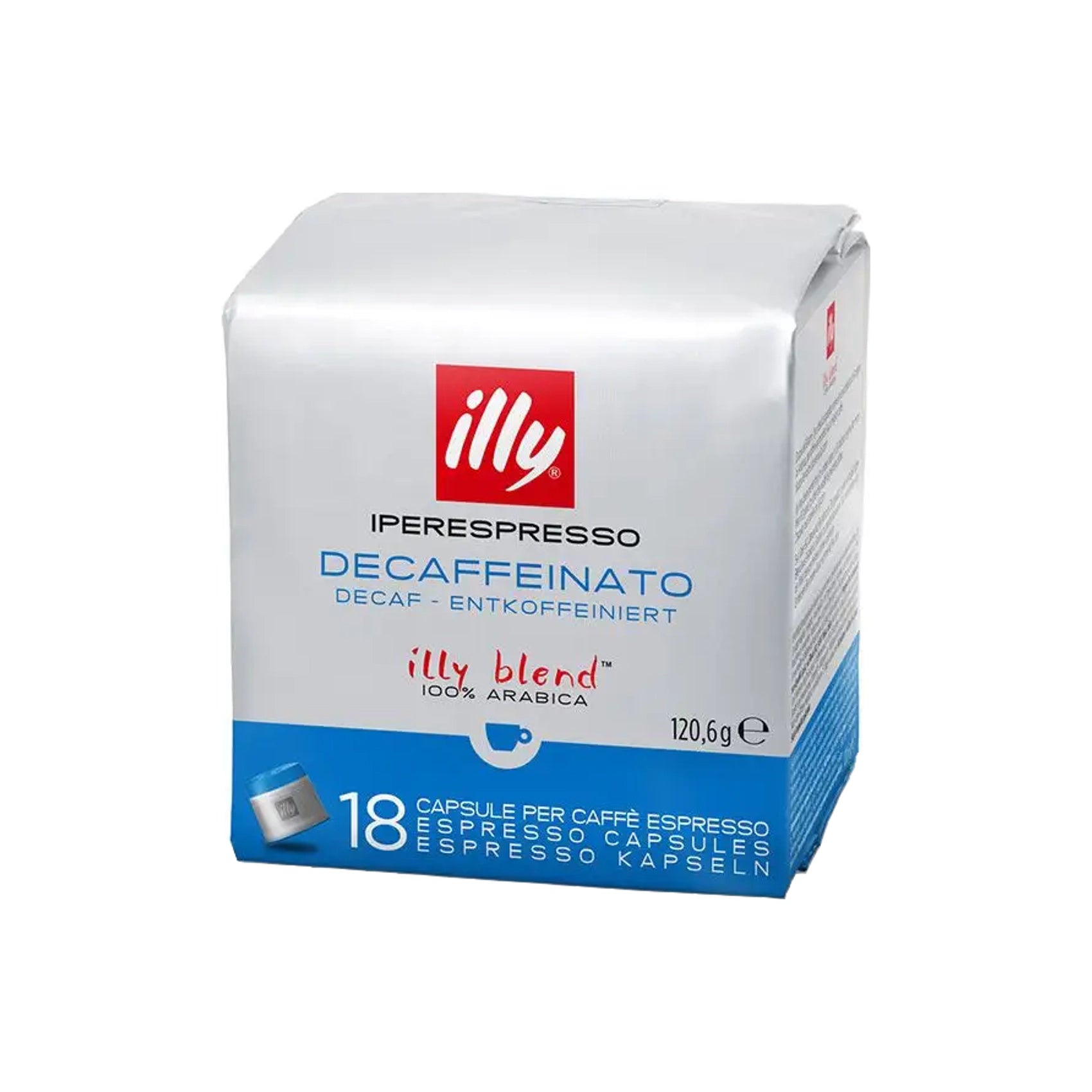 Illy Kava v kapsulah IE CUBE Decaf Decaffeinato