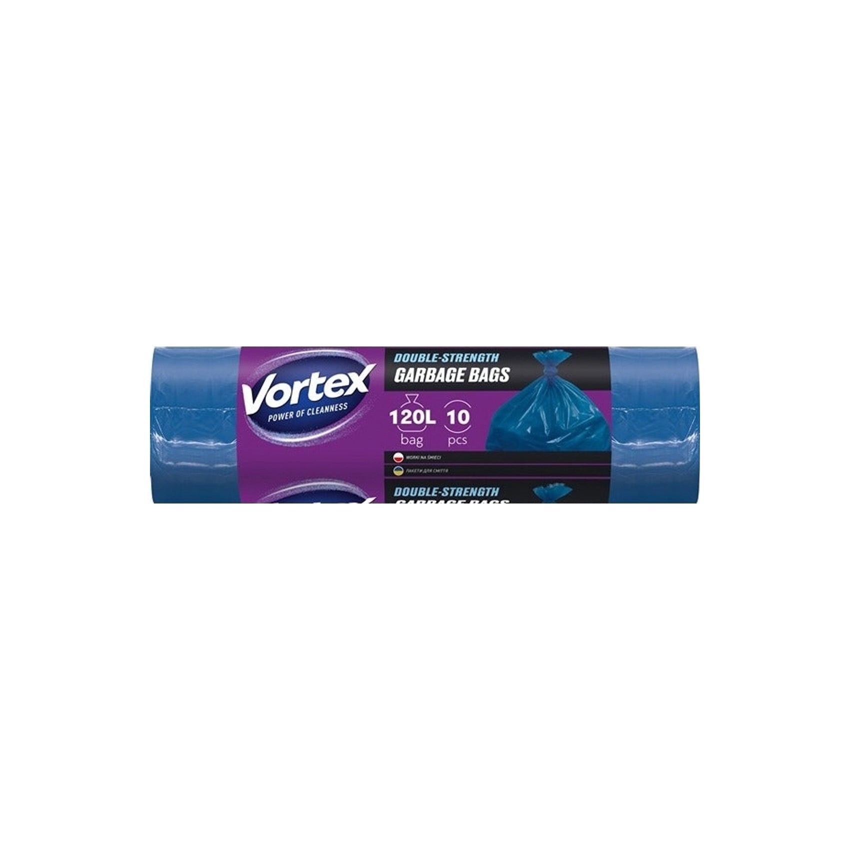 Vortex  Dvoslojne Ultra Močne Vrečke za Smeti 120 L 10 vrečk