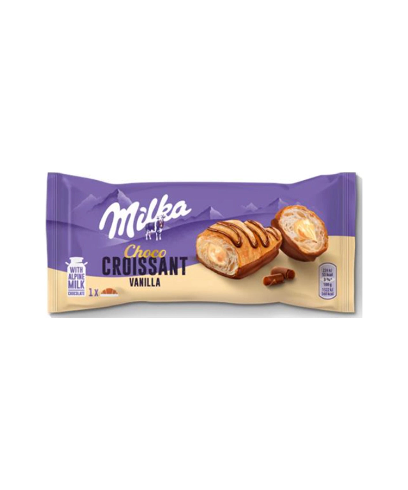 7Days Rogljiček Midi Milka Vanilija 50 g