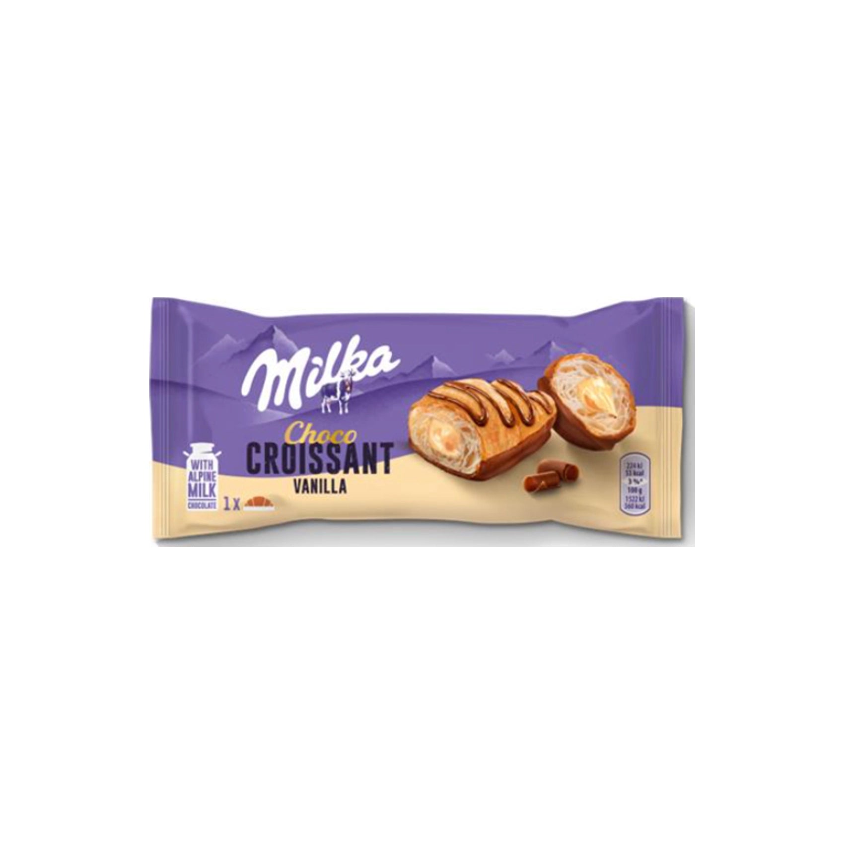 7Days Rogljiček Midi Milka Vanilija 50 g