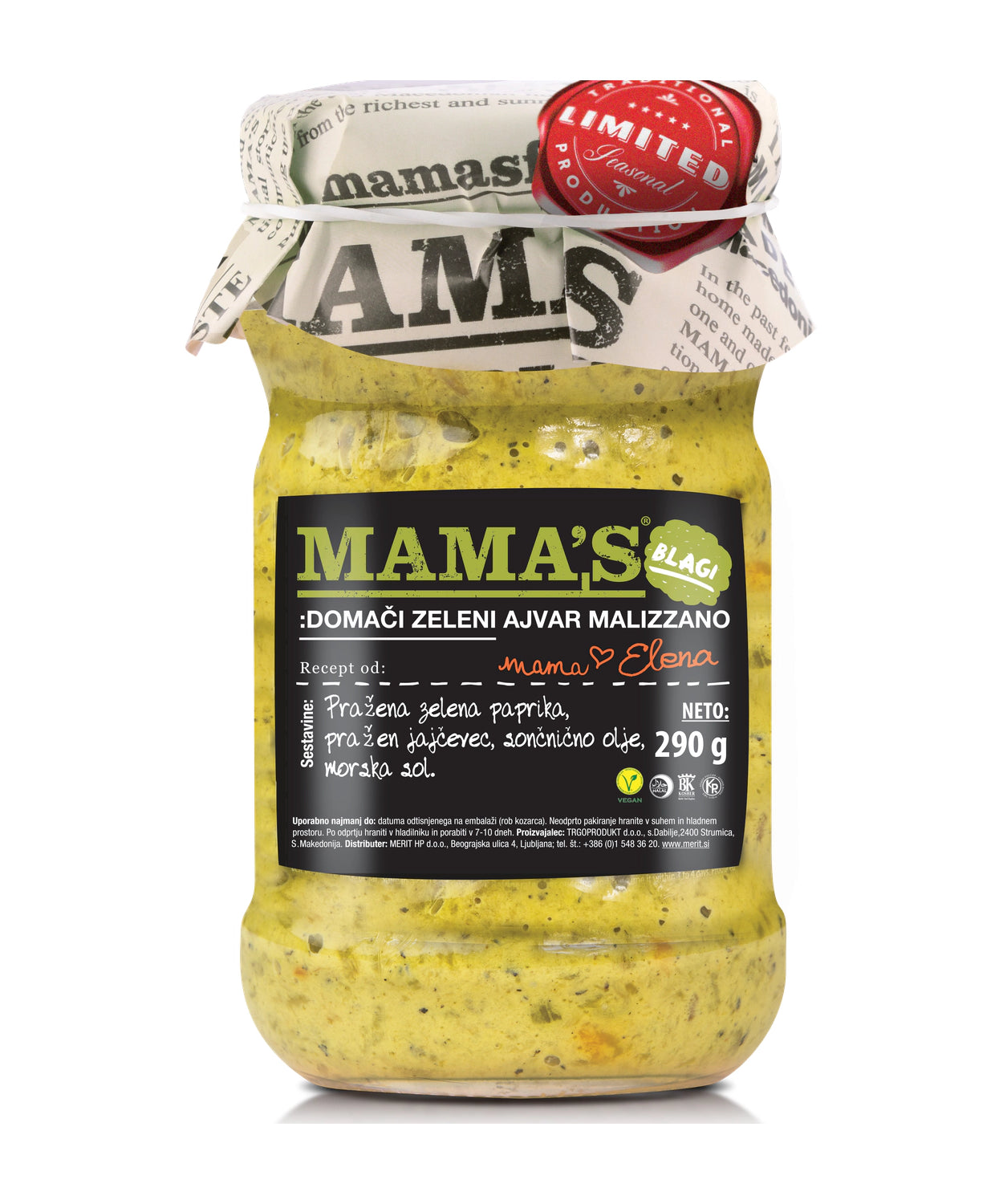 Mama's Zeleni ajvar / 290 g
