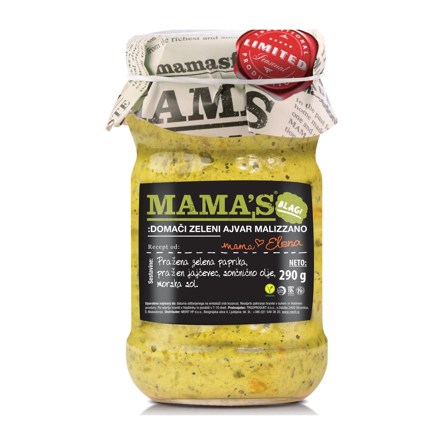 Mama's Zeleni ajvar / 290 g