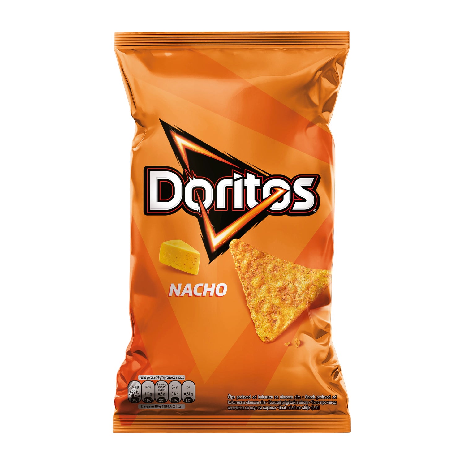 Doritos Čips z Okusom Nacho Sira / 90 g