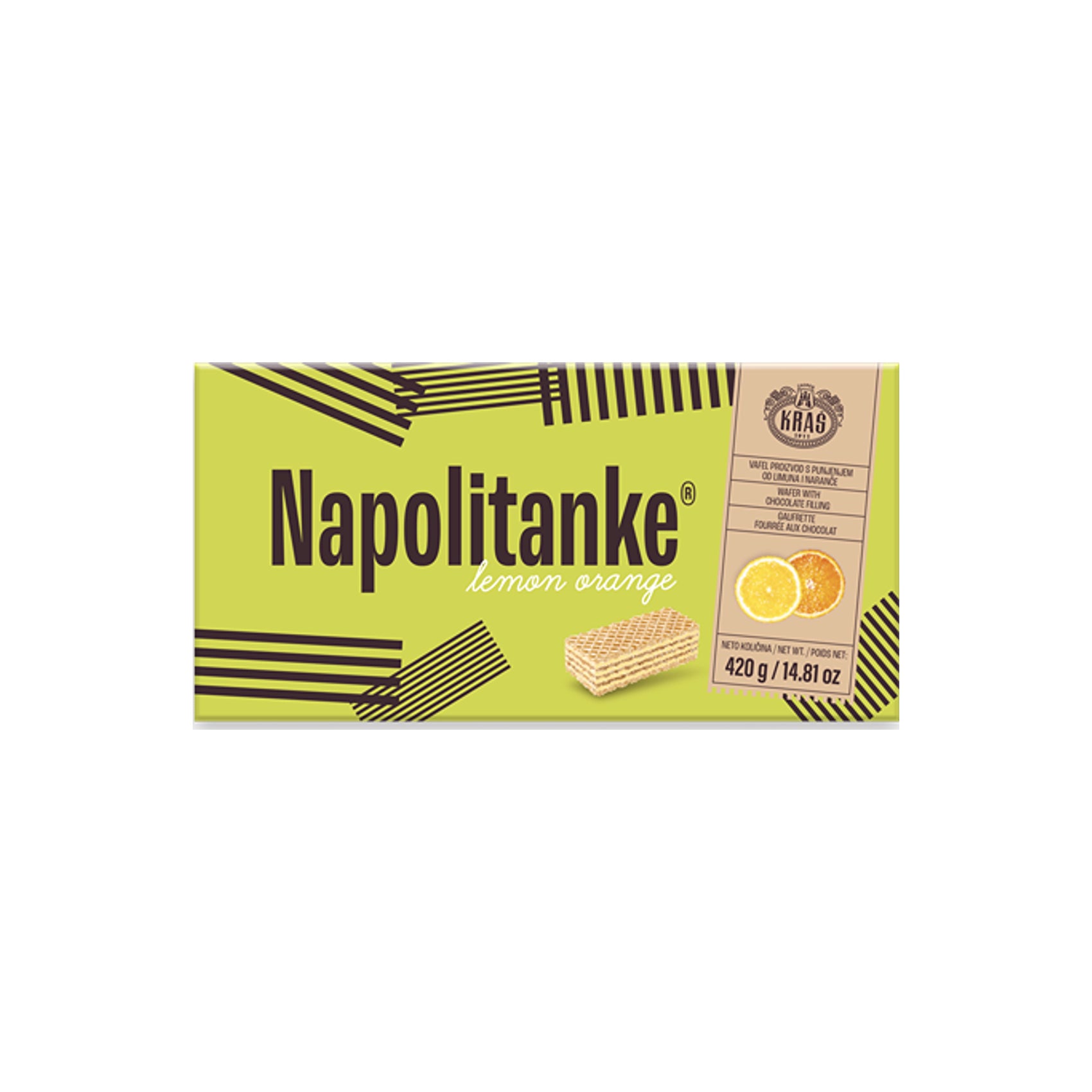 Kraš  Napolitanke Sadne 420 g