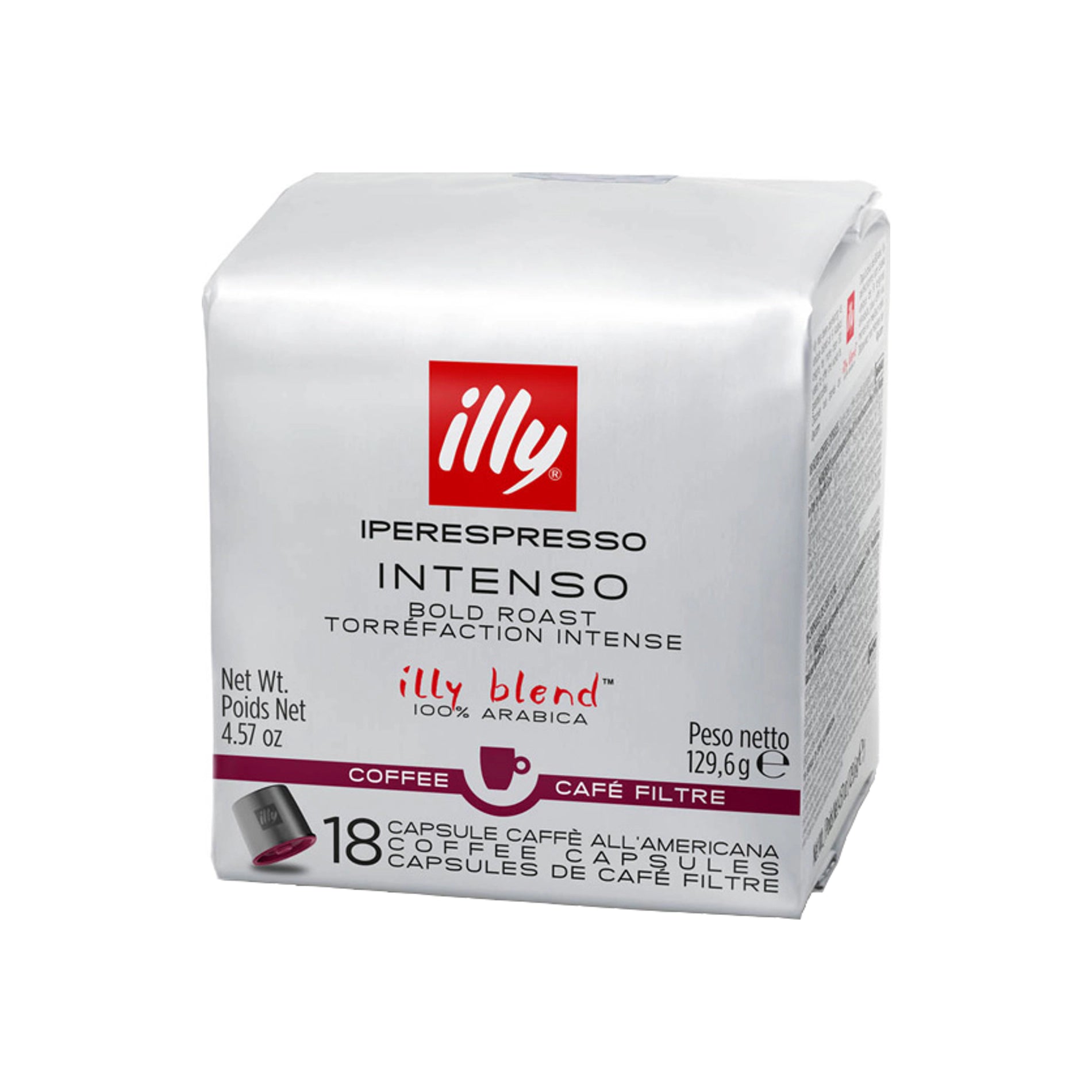 Illy Kava v kapsulah IE CUBE Americana / Intenso