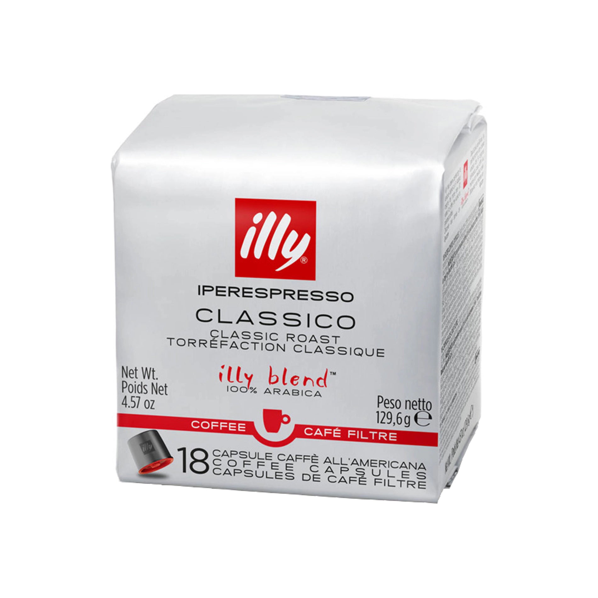 Illy Kava v kapsulah IE CUBE Americana / Classico