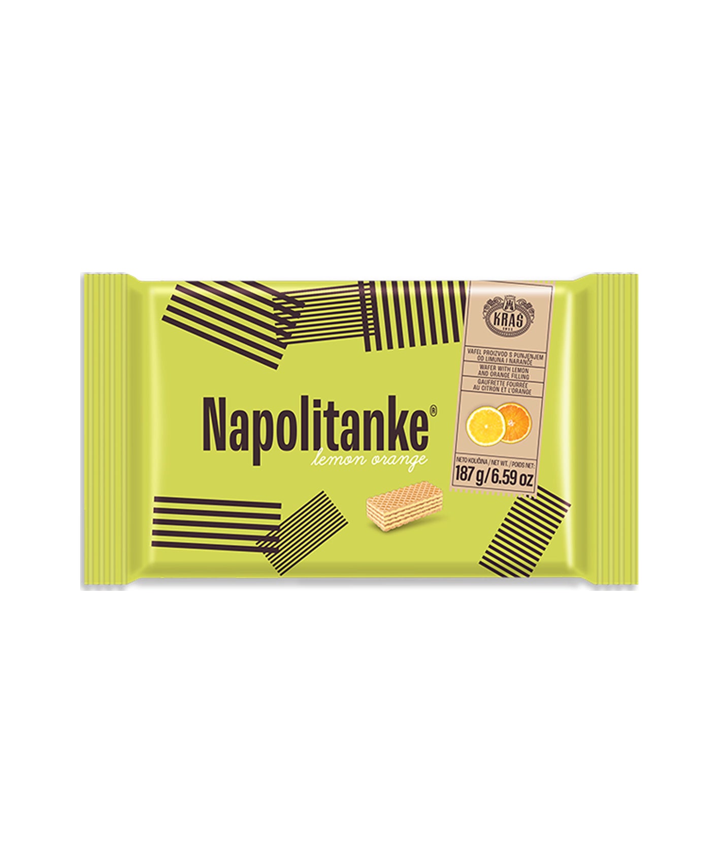 Kraš  Napolitanke Sadne 187 g