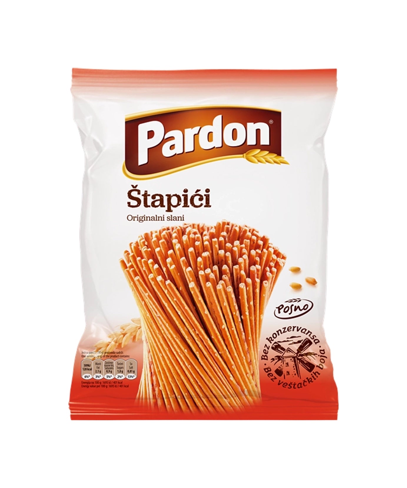 Pardon Pardon Palčke Slane / 200 g