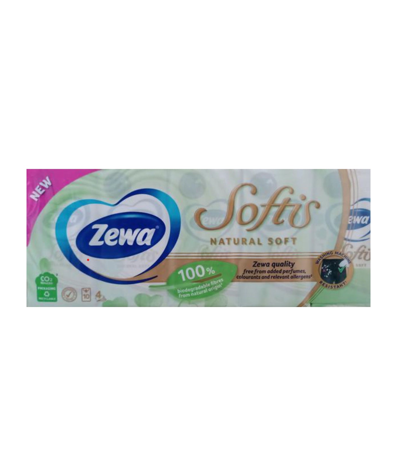 Zewa  Natural Soft Papirnati Robčki / 10 zavojev