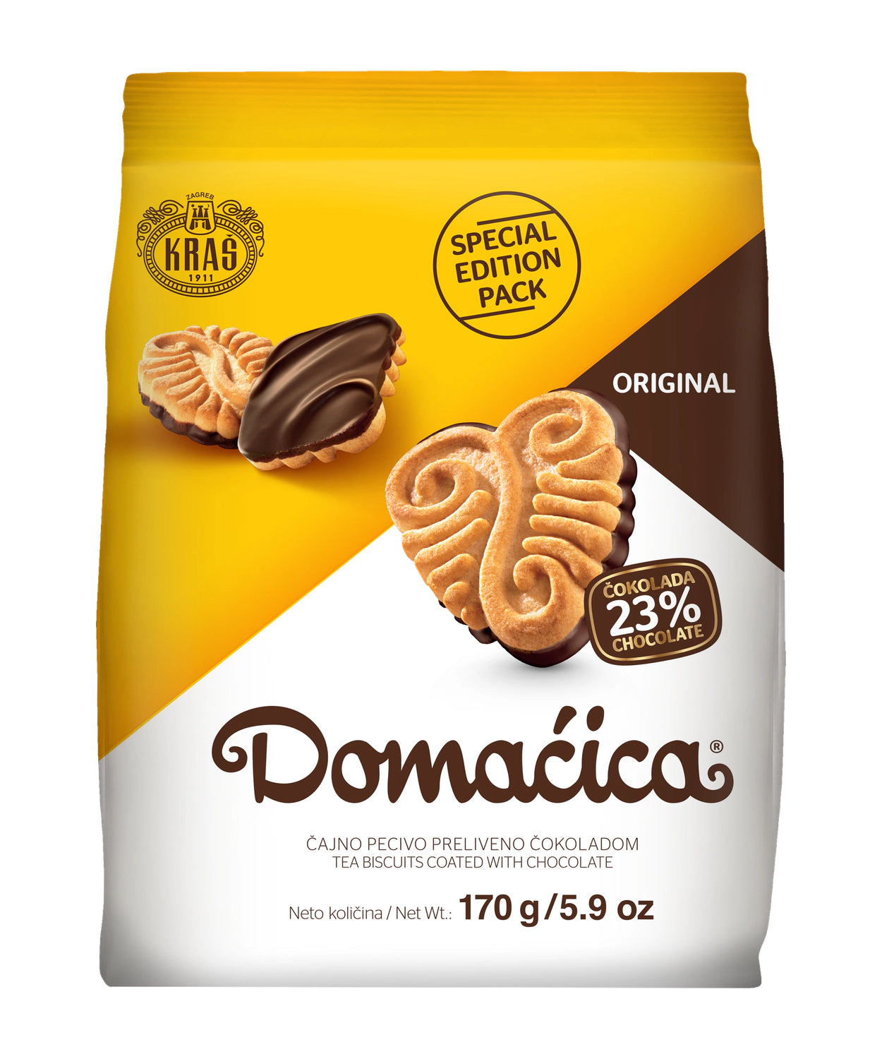 Kraš  Domaćica Čokoladirana / 170 g
