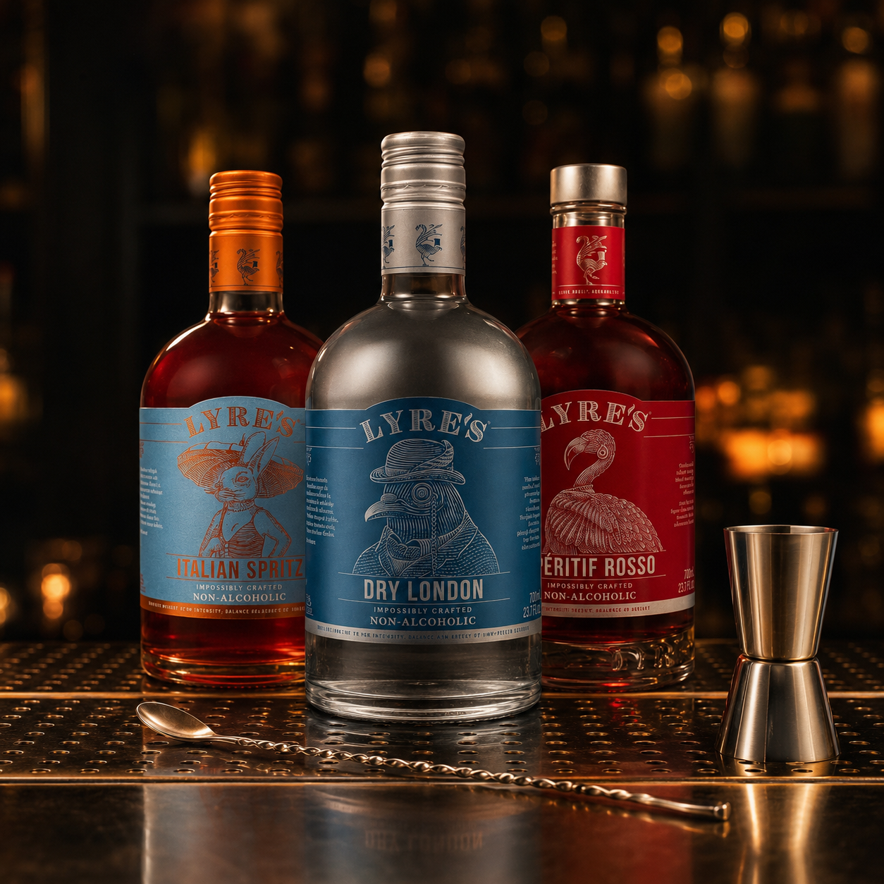 Lyre's Brezalkoholni Rosa Negroni + DARILO: Barska Žlica in Merica