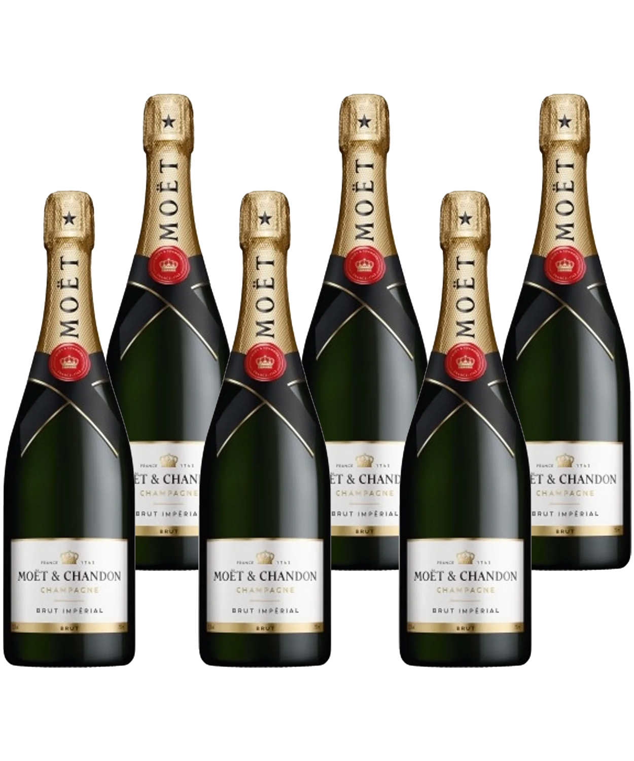 Paket Moët & Chandon Impérial 0,75 L 5+1 GRATIS