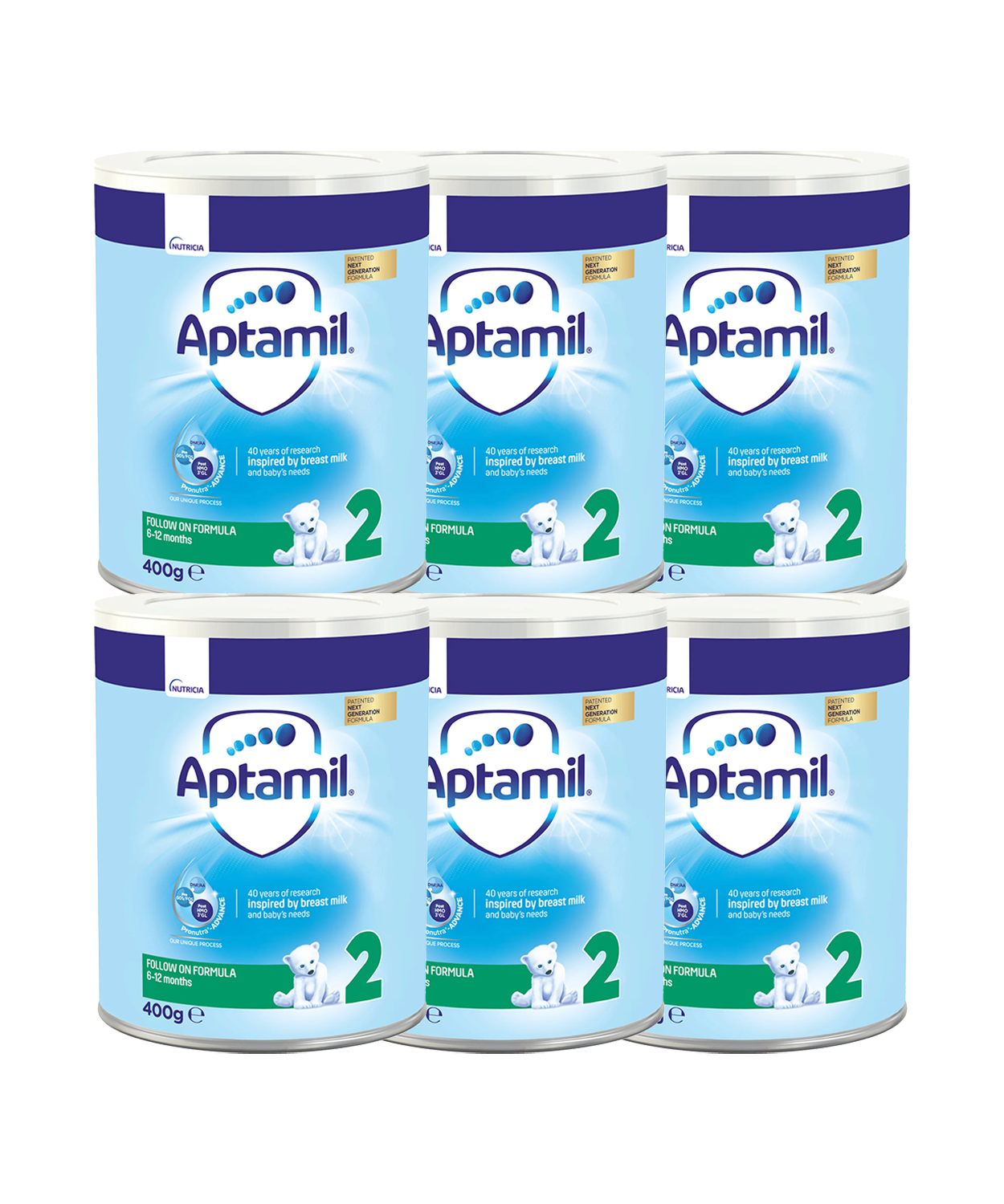 PAKET Aptamil 2 400g 5+1 GRATIS