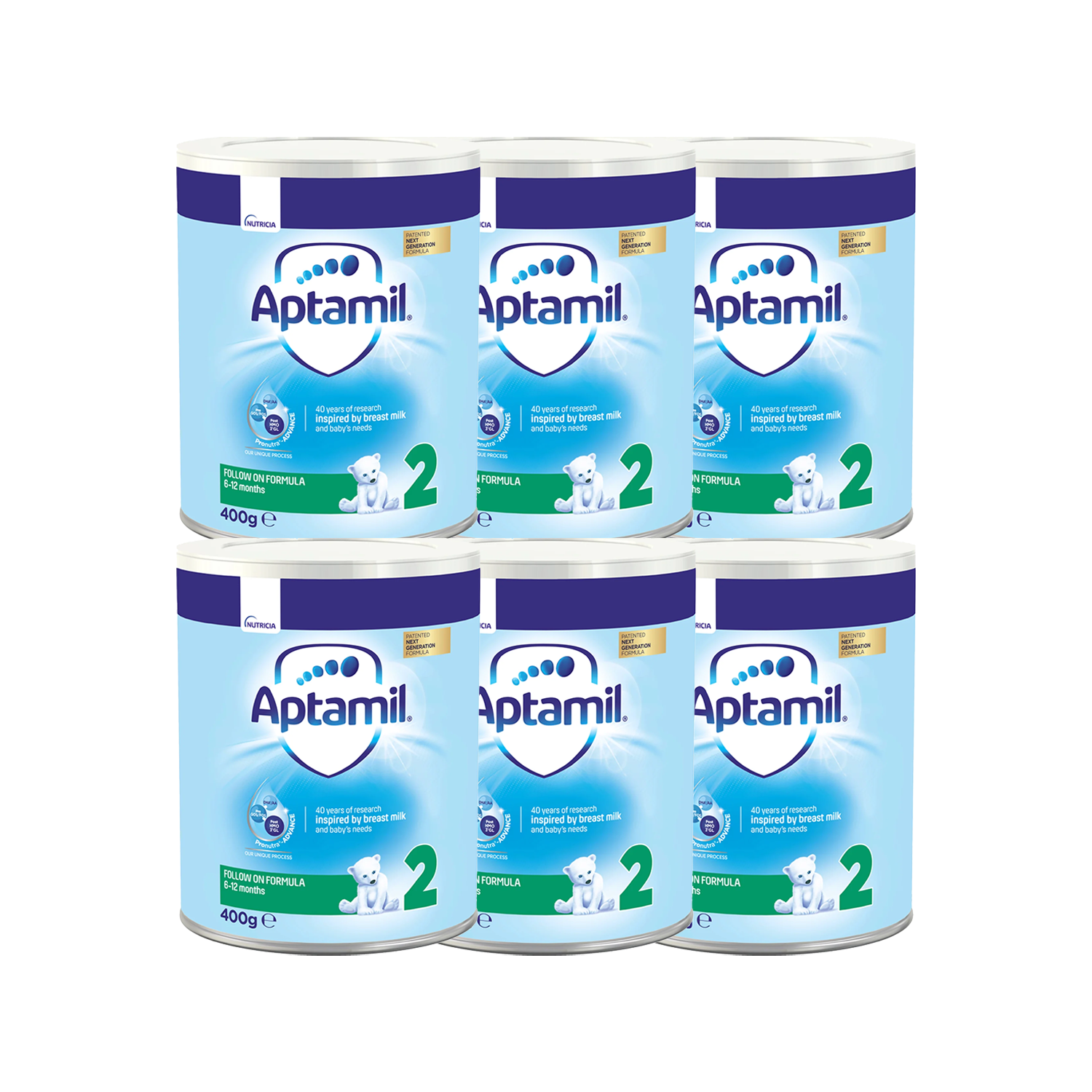 PAKET Aptamil 2 400g 5+1 GRATIS