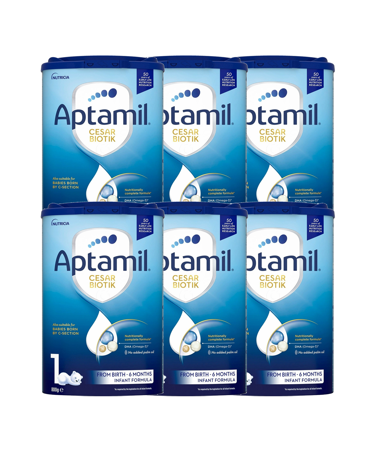 PAKET Aptamil Cesar Biotik 1 800g 6 kos