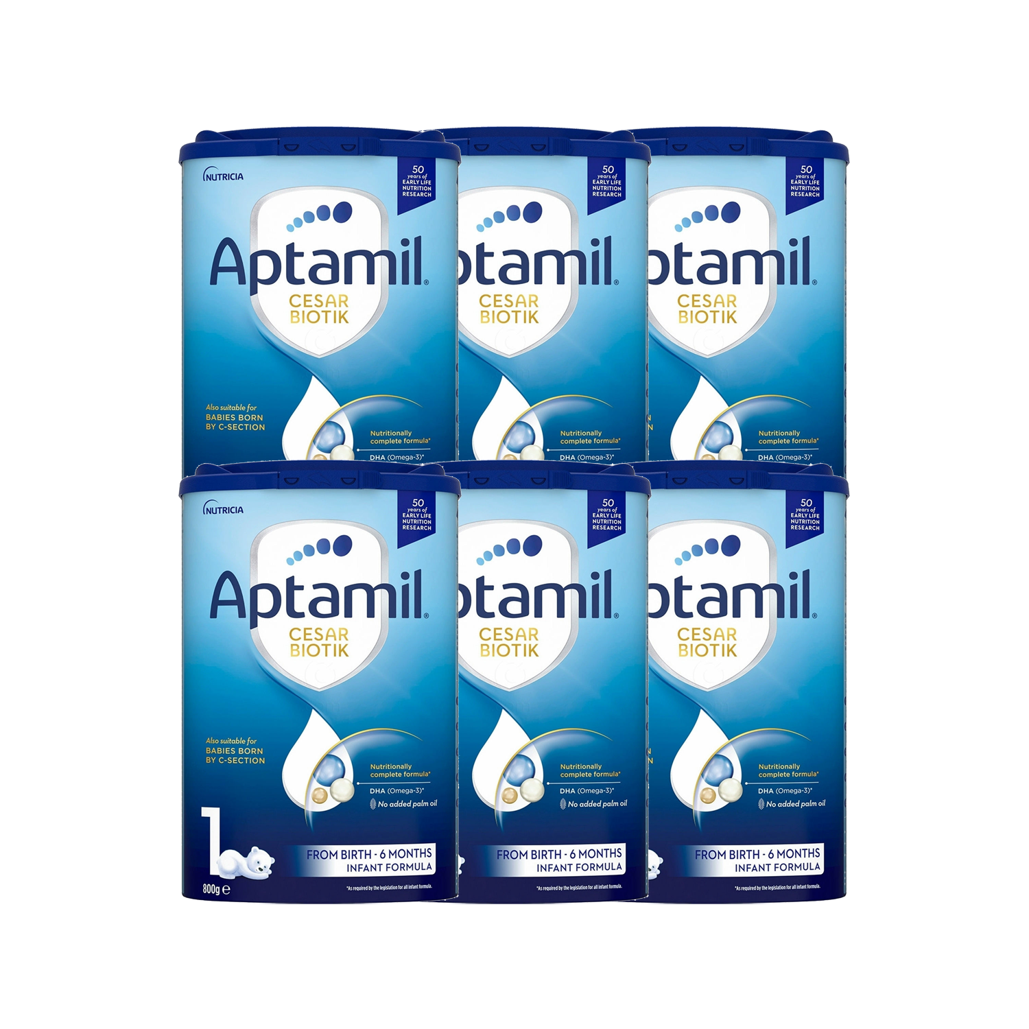 PAKET Aptamil Cesar Biotik 1 800g 6 kos