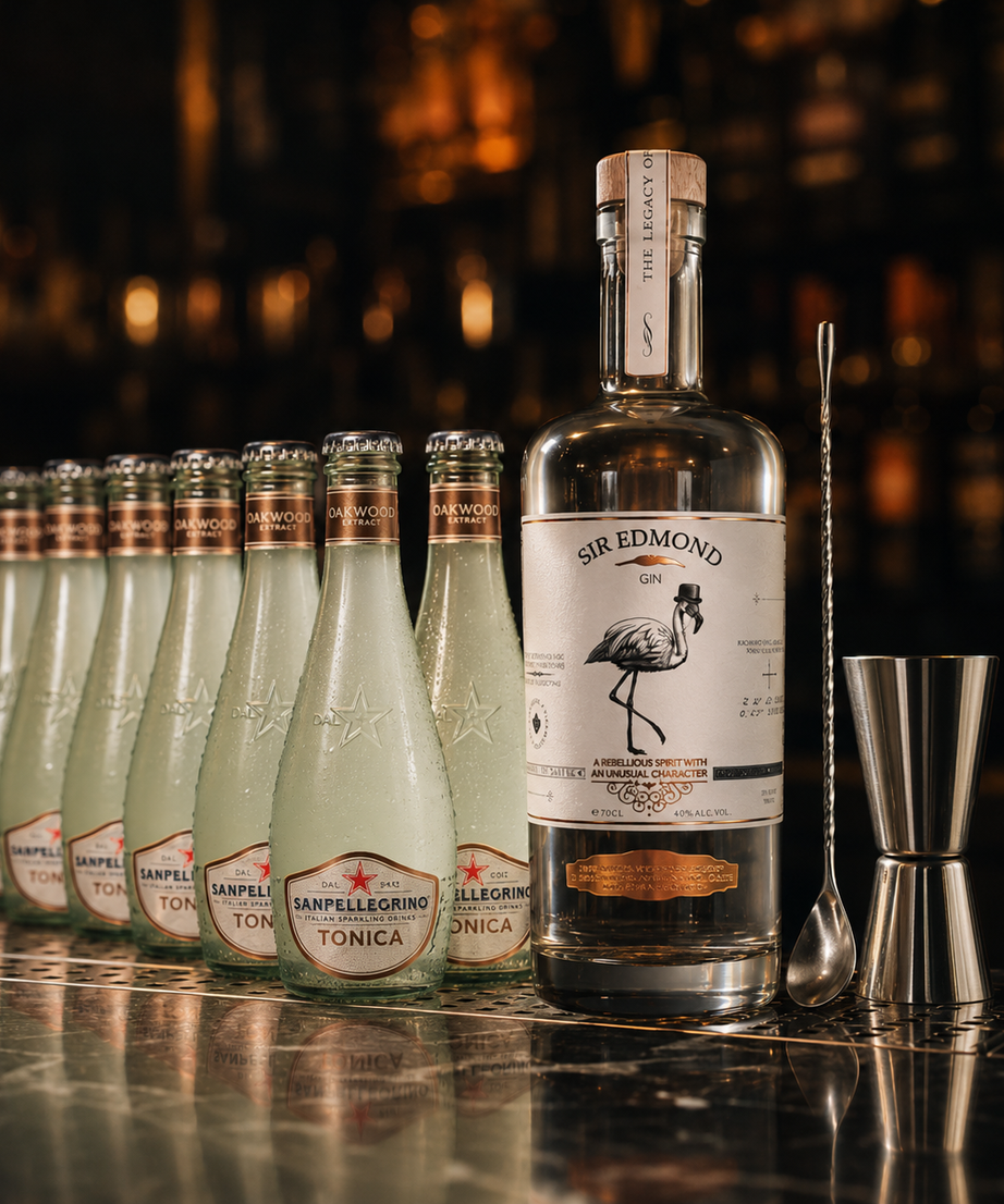 Sir Edmond Bourbon Vanilla Gin Tonic + DARILO: Barska Žlica in Merica